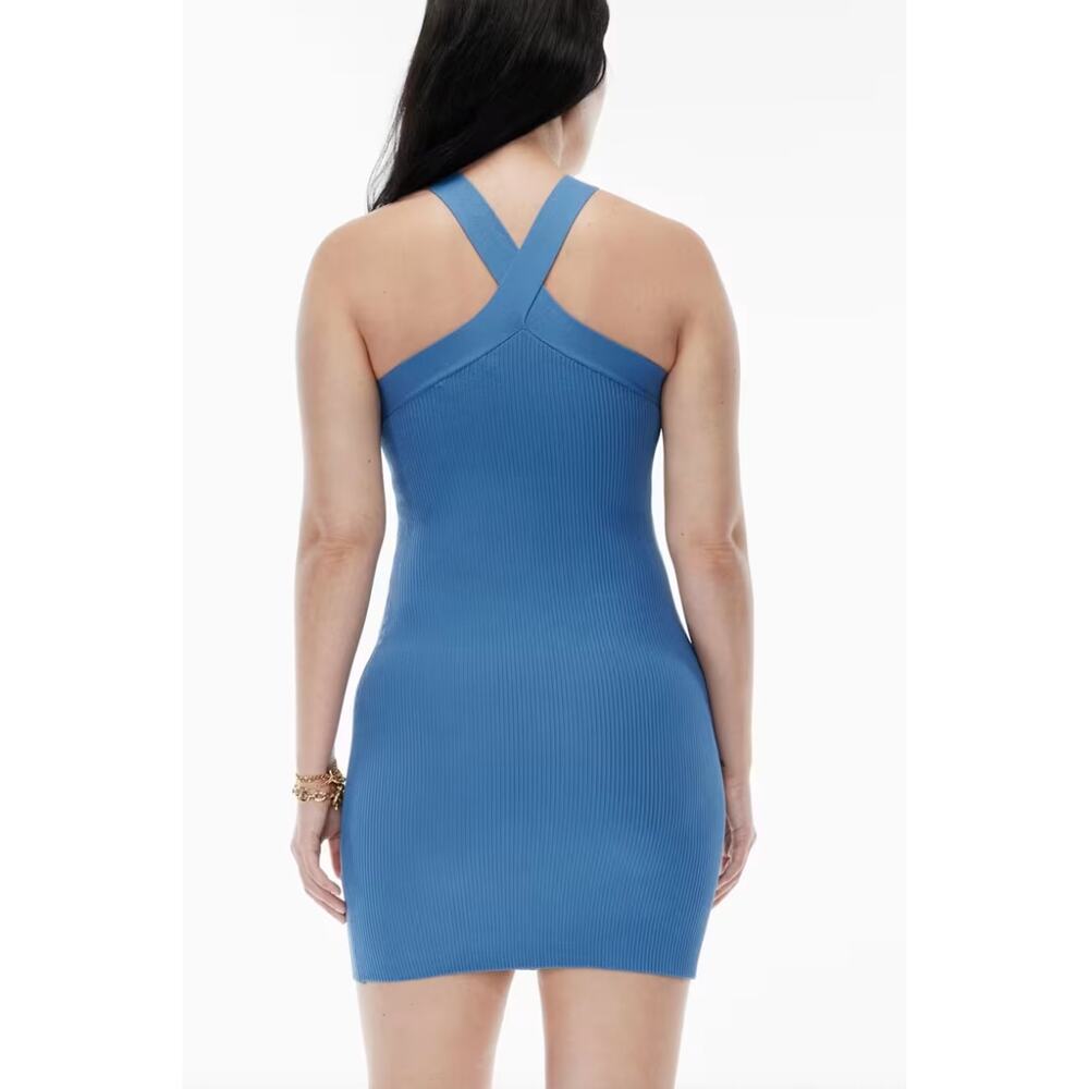 NWT Babaton Sculpt Knit Criss Cross Dress, XL $110 - Picture 2 of 9